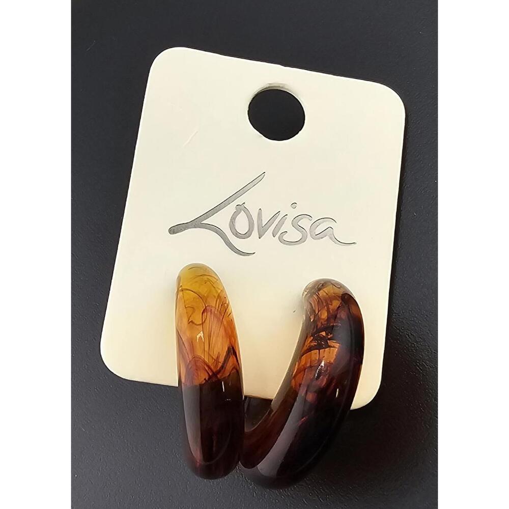 Lovisa Tortoiseshell Droplet Earrings